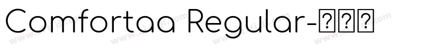 Comfortaa Regular字体转换